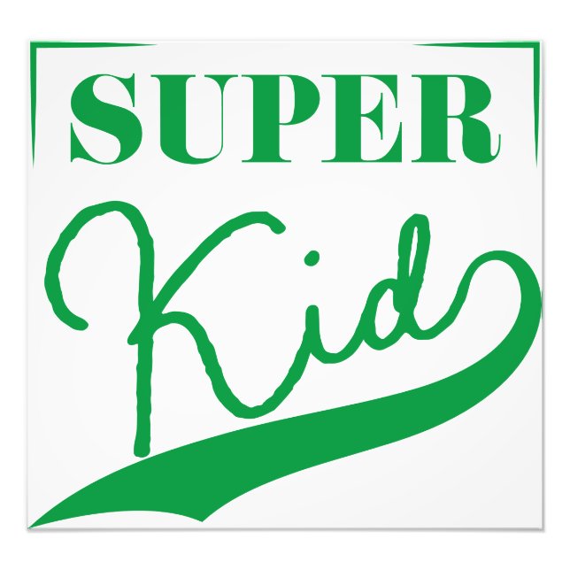 Impression Photo Super Kid (Devant)