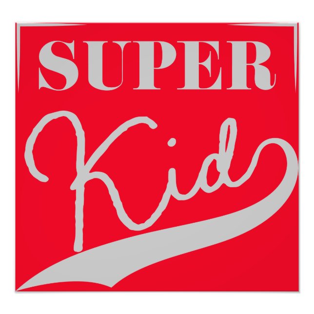 Impression Photo Super Kid (Devant)