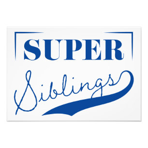 Impression Photo Super sibling