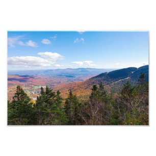Impression Photo sur le mont mansfield surplombant stowe