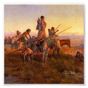 Impression Photo « Sur les traces des chasseurs de bisons » par Cha