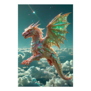 Impression Photo *~* Surreal AP88 Imaginaire Dragon Wall Artwork 13