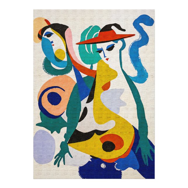 Impression Photo Surréalisme contemporain Géométrique fine Ar (Devant)