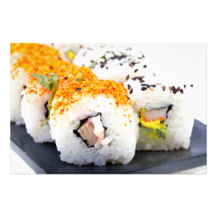 Impression Photo Sushi dans une assiette