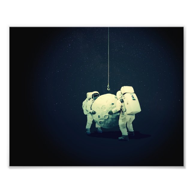 Impression Photo Suspension de la lune (Devant)