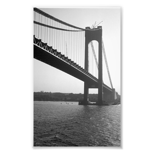Impression Photo Suspension de Verrazano-Narrows Bridge New York 19 (Devant)