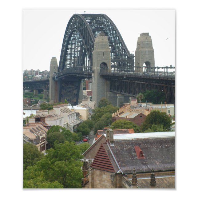 Impression Photo Sydney, Australie. Harbour Bridge. (Devant)