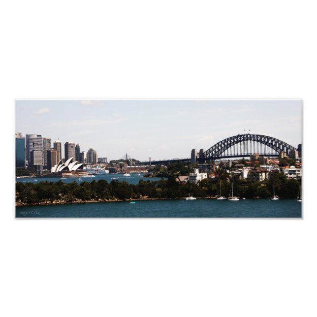 Impression Photo Sydney Australie" Opéra House & Harbour Bridge (Devant)