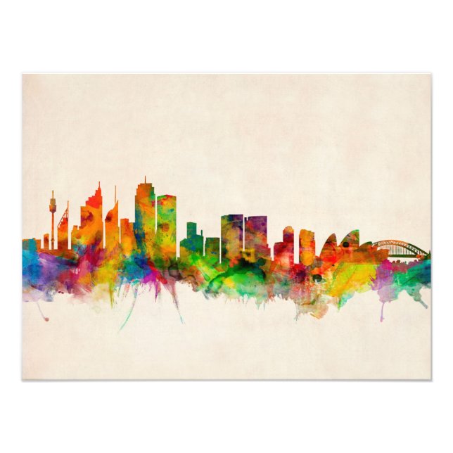 Impression Photo Sydney Australie Skyline Cityscape (Devant)