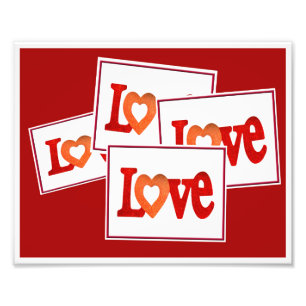 Impression Photo Symbole d'amour