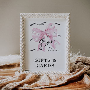 Impression Photo Symbole de Baby shower de la boîte rose Coquette