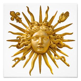 Impression Photo Symbole de Louis XIV le Roi Soleil