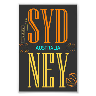 Impression Photo SYMBOLE SIGNIFICATIF D'Australie DE Sydney