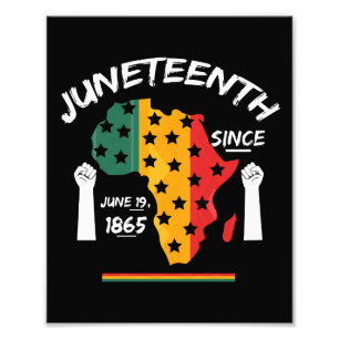 Impression Photo T-shirt Juneteenth Depuis le 19 juin 1865 Free Ish