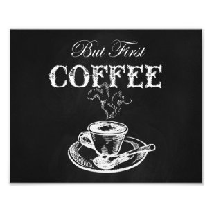 Impression Photo Tableau d'art de mur de café