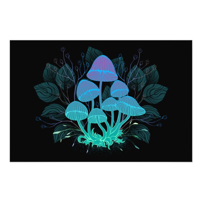 Impression Photo Tabourets dans Bushes (Devant)