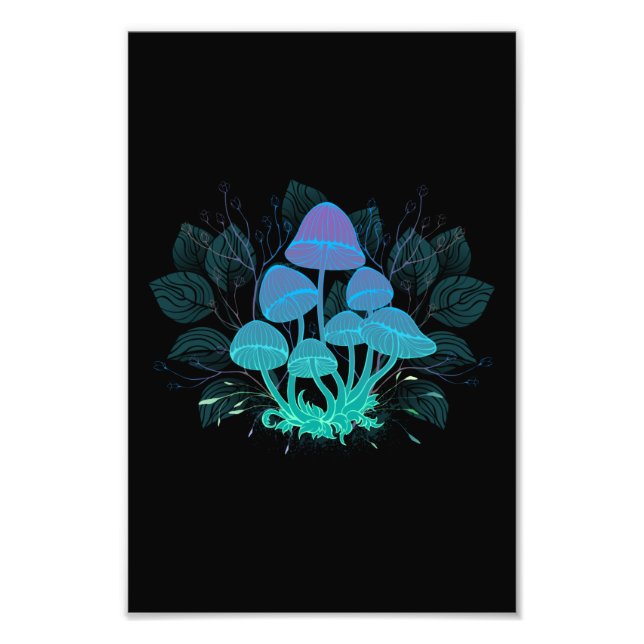 Impression Photo Tabourets dans Bushes (Devant)