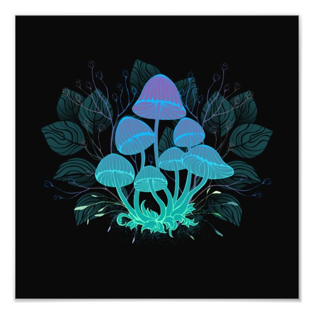 Impression Photo Tabourets dans Bushes (Devant)