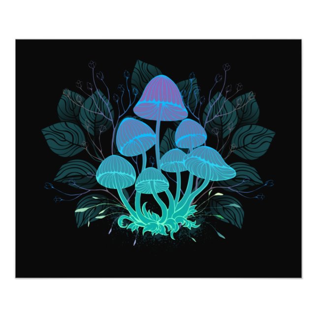 Impression Photo Tabourets dans Bushes (Devant)