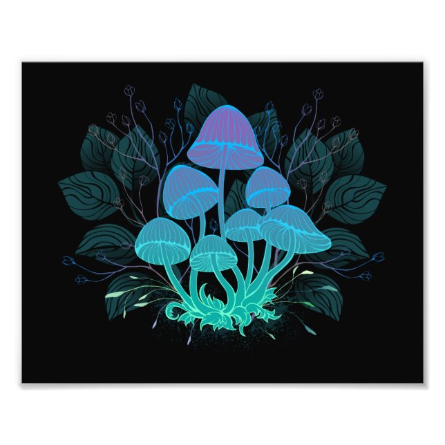 Impression Photo Tabourets dans Bushes (Devant)