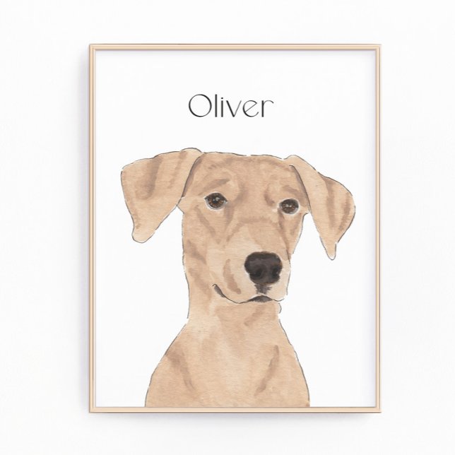 Impression Photo Tan Allemand Pinscher Art personnalisé (Créateur téléchargé)