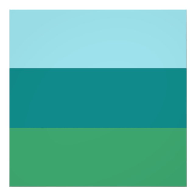 Impression Photo Tanager Turquoise, Teal Bleu et Kelly Vert Horiz (Devant)