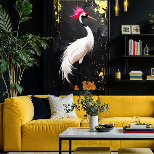 Impression Photo Tapis d'art Crane - Design contemporain inspiré de