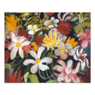 Impression Photo Tapis de fleurs   Auguste Macke  