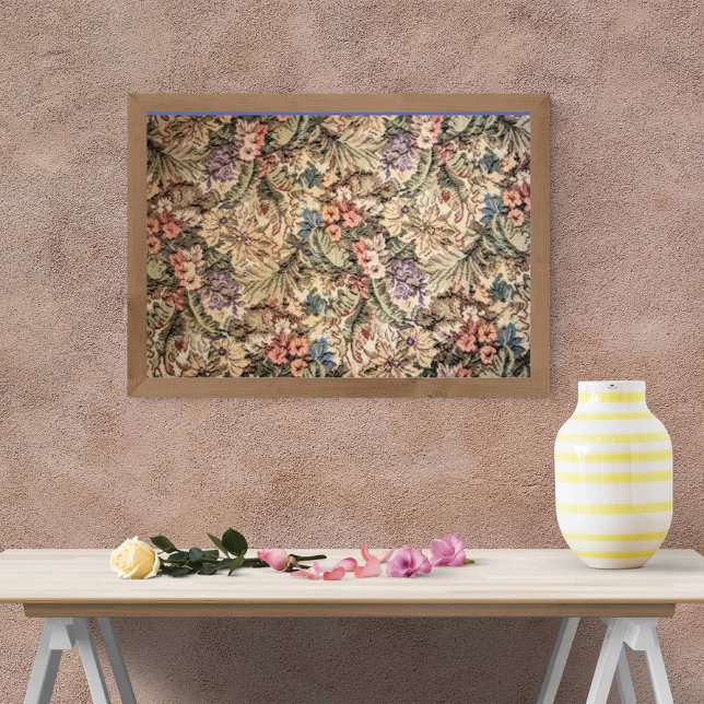 Impression Photo Tapisserie florale colorée (Créateur téléchargé)