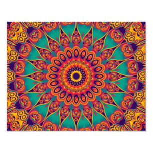 Impression Photo Tattoo Kaleidoscope Fractal