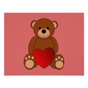 Impression Photo Teddy Love