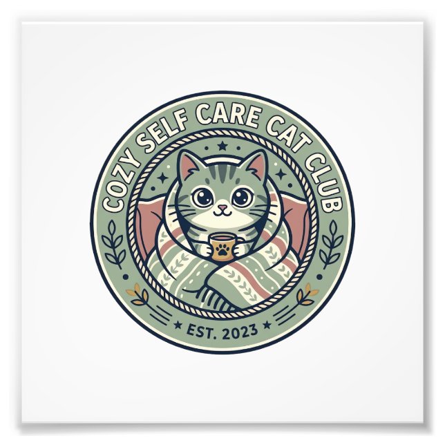 Impression Photo Tee-shirt graphique de chat de soins personnels co (Devant)
