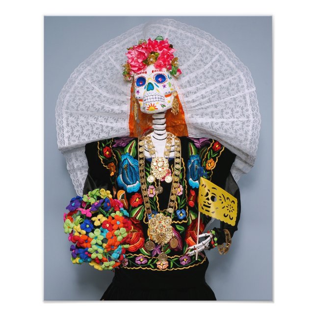 Impression Photo Tehuana Catrina mexicaine (Devant)