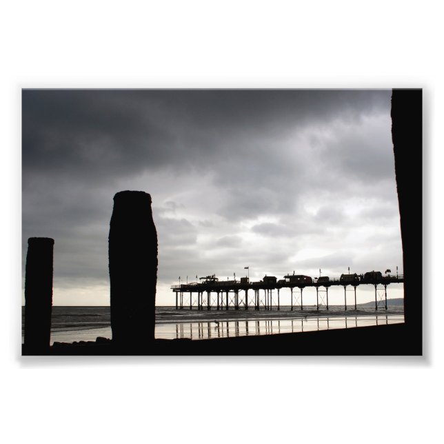 Impression Photo Teignmouth Pier Et Plage Devon Angleterre UK (Devant)