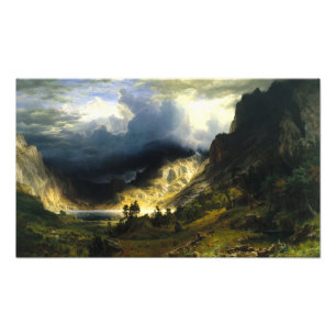 Impression Photo Tempête de Bierstadt dans les montagnes rocheuses