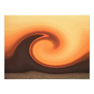 IMPRESSION PHOTO TEMPÊTE DE COUCHER