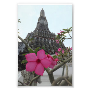 Impression Photo Temple de la Fleur de l'Aube