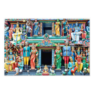 Impression Photo Temple hindou Singapour