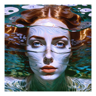 Impression Photo "Tenir mon souffle" - Les femmes dans l'eau