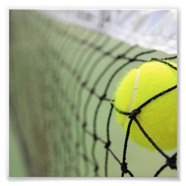 Impression Photo Tennis Ball frappe Net (Devant)