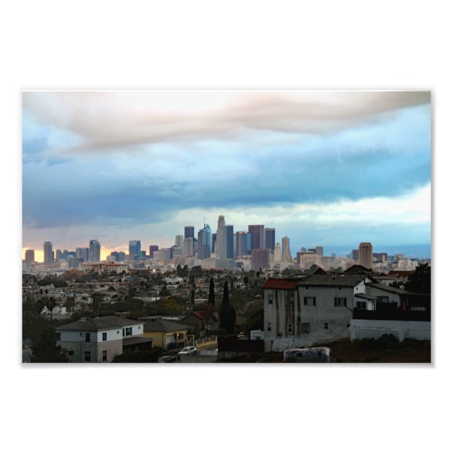 Impression Photo Terrasse de la ville (Devant)