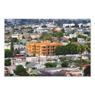 Impression Photo Terrasse de la ville