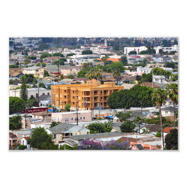 Impression Photo Terrasse de la ville (Devant)