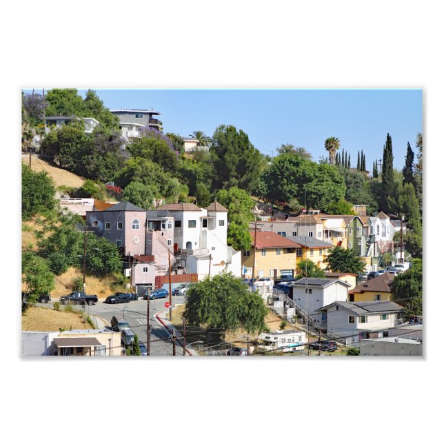 Impression Photo Terrasse de la ville (Devant)