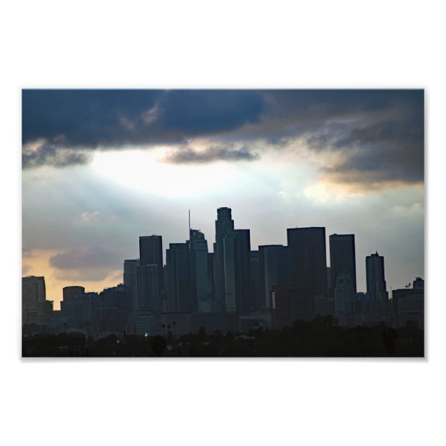 Impression Photo Terrasse de la ville (Devant)