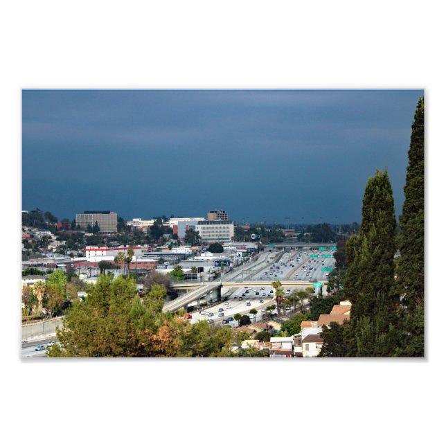 Impression Photo Terrasse de la ville (Devant)