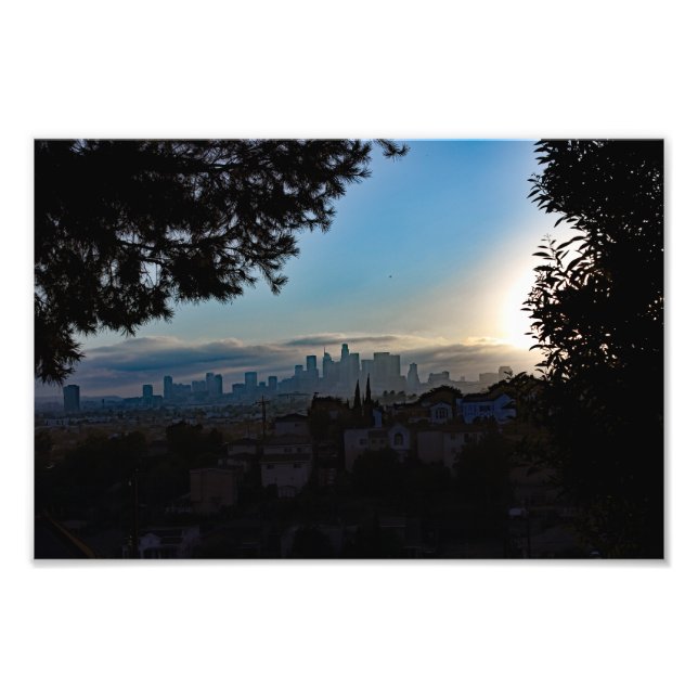 Impression Photo Terrasse de la ville (Devant)