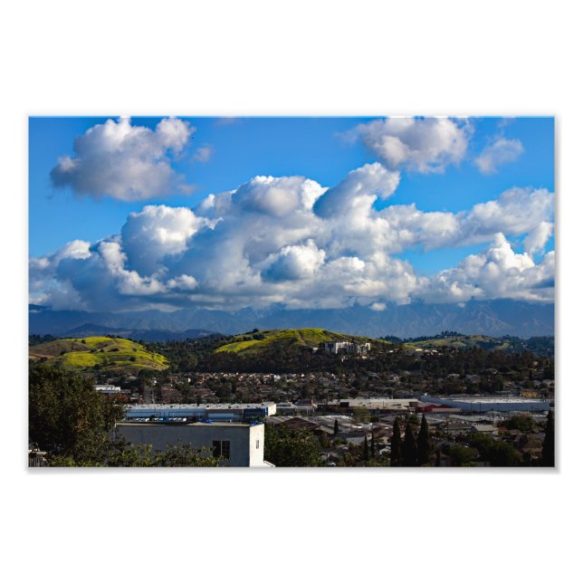 Impression Photo Terrasse de la ville (Devant)