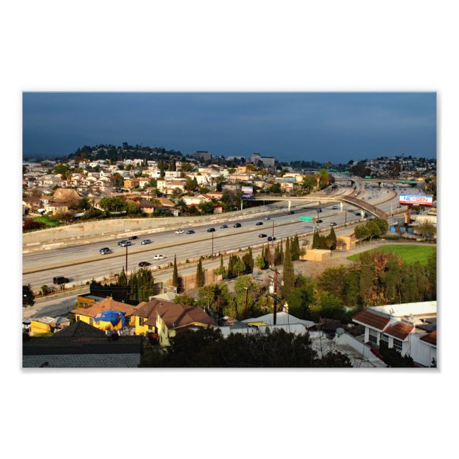 Impression Photo Terrasse de la ville (Devant)