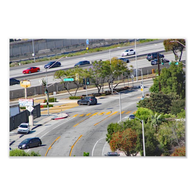 Impression Photo Terrasse de la ville (Devant)